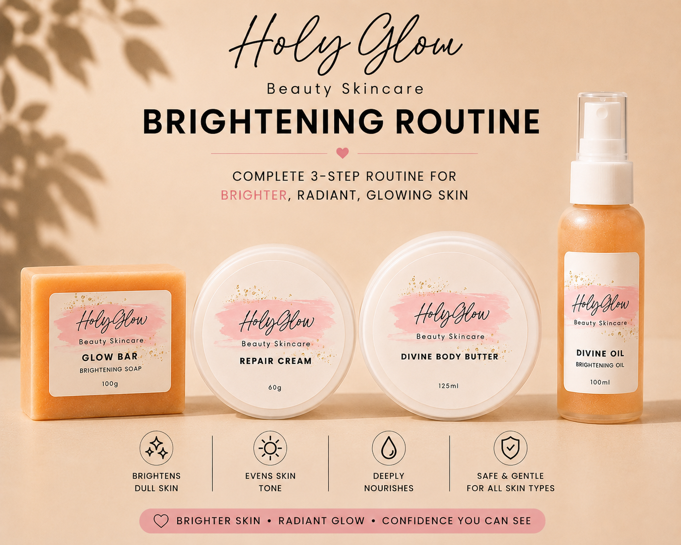 Holy Glow Brightening Routine